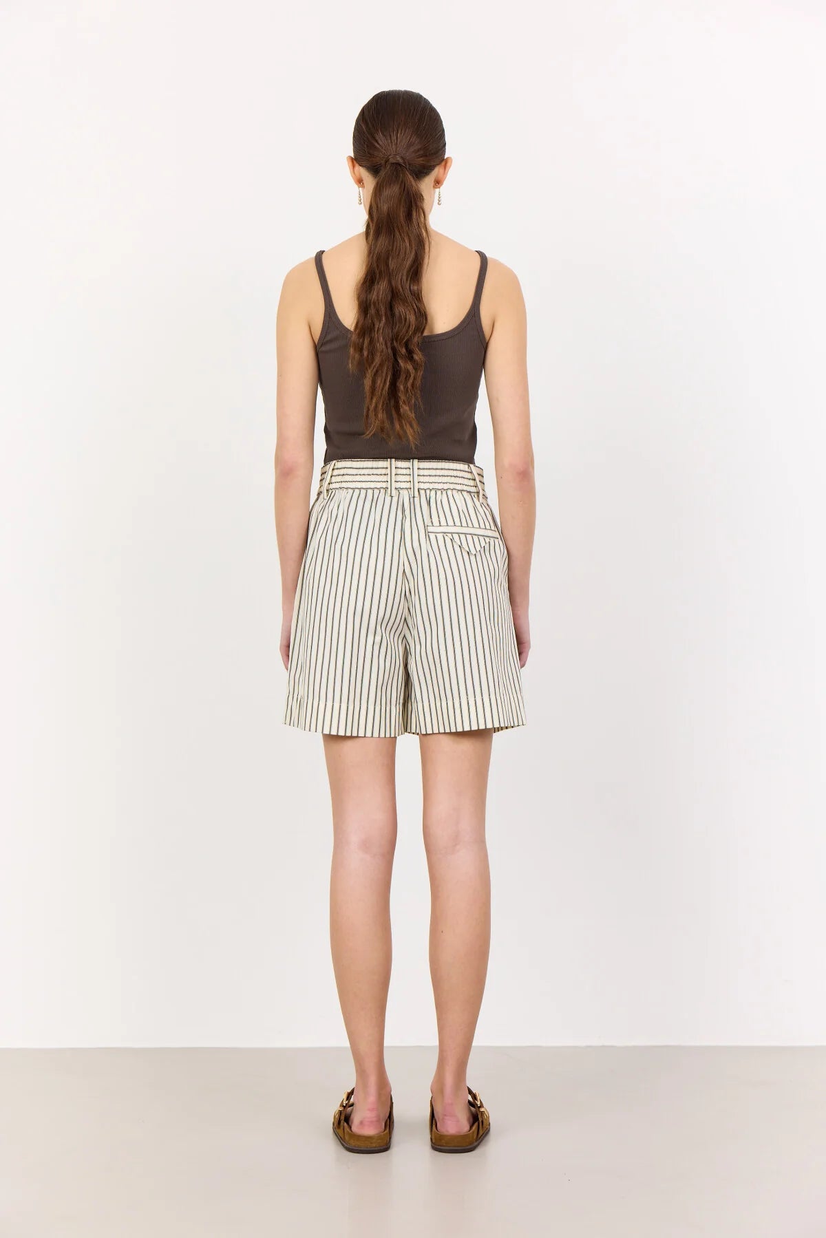 LR-LUCILLA Shorts - Mørk Brun