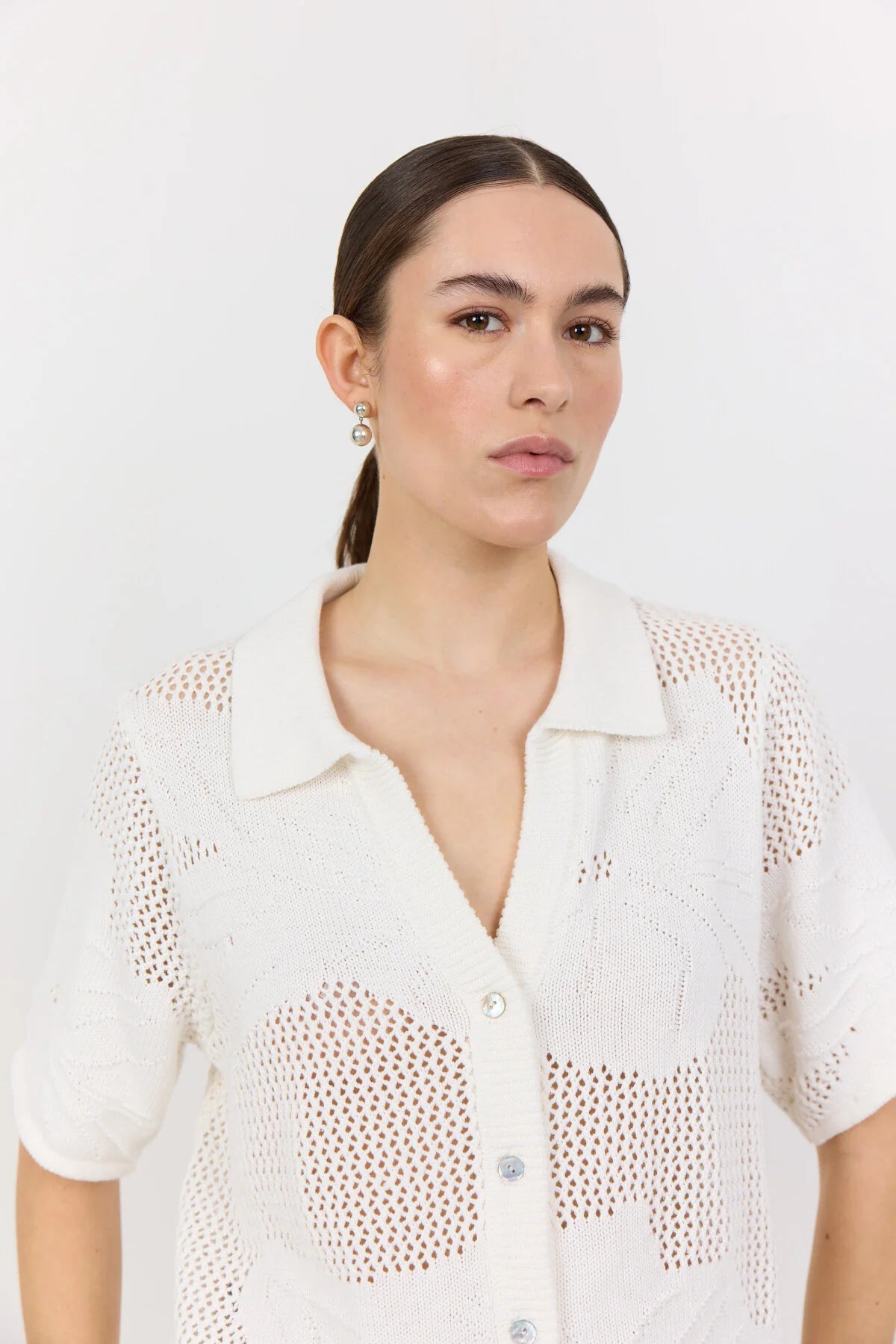 LR-LIAN 1 - Skjorte - Off white