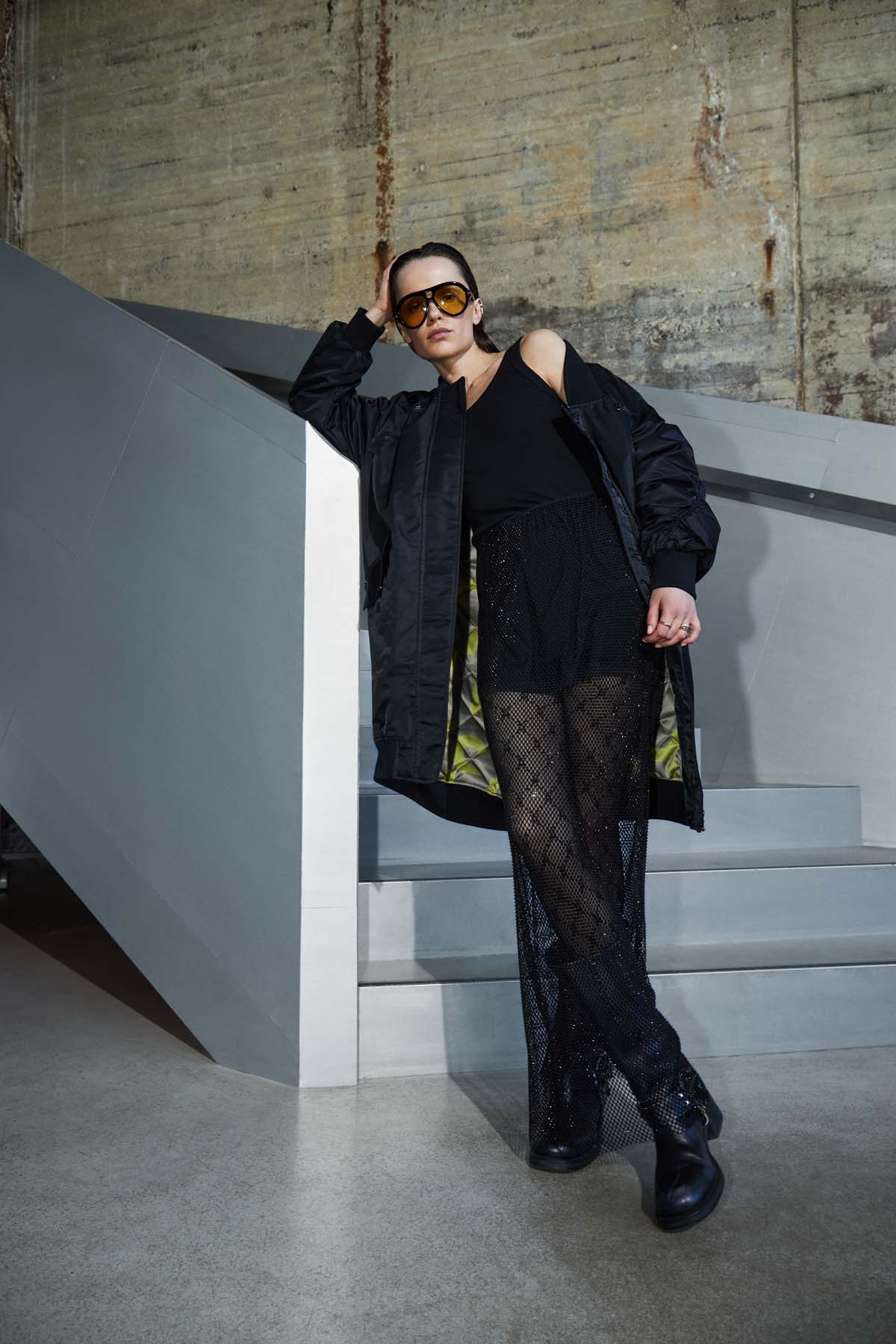 CMLOGO - NYLONSTRØMPER 40 DEN - BLACK