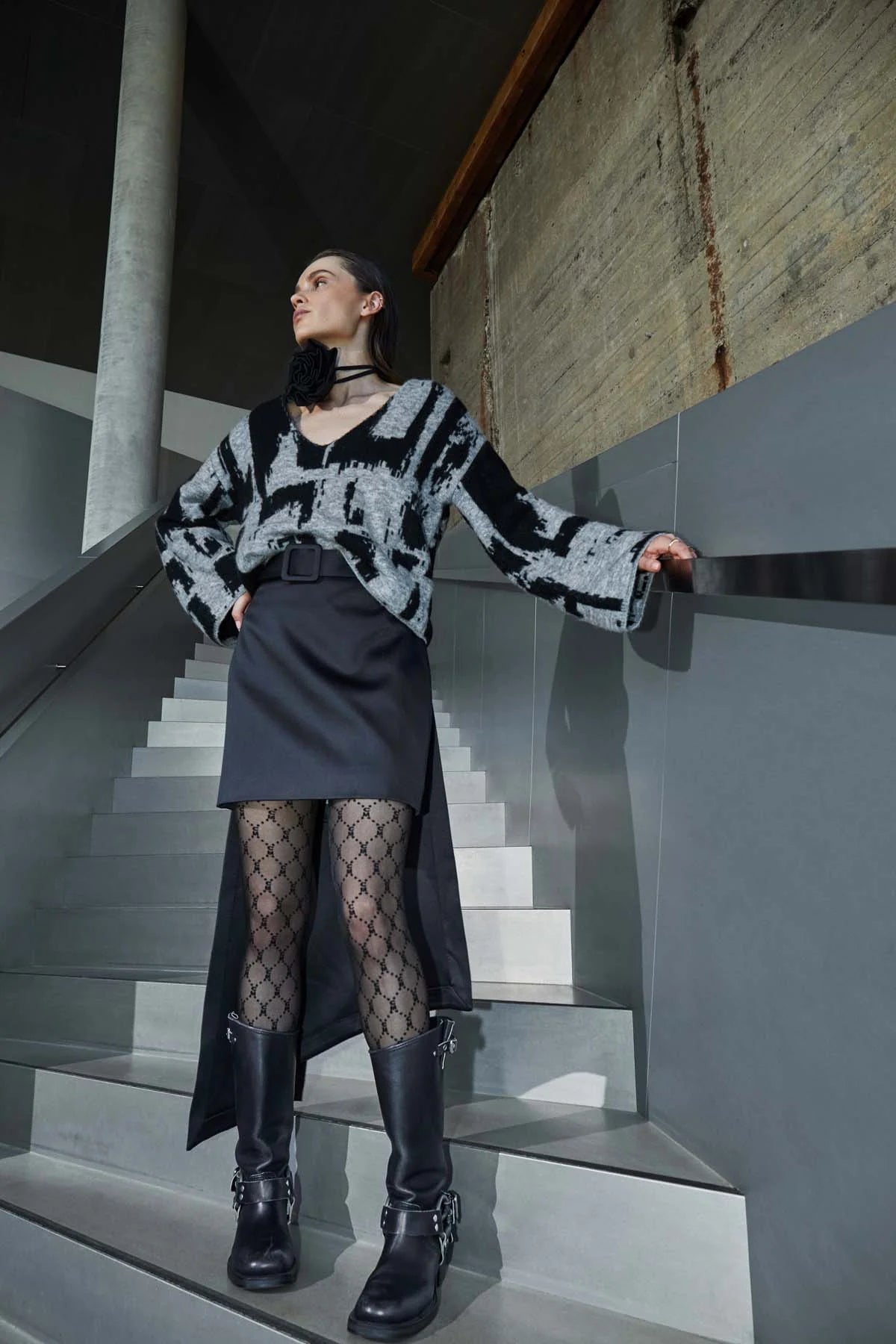 CMLOGO - NYLONSTRØMPER 40 DEN - BLACK