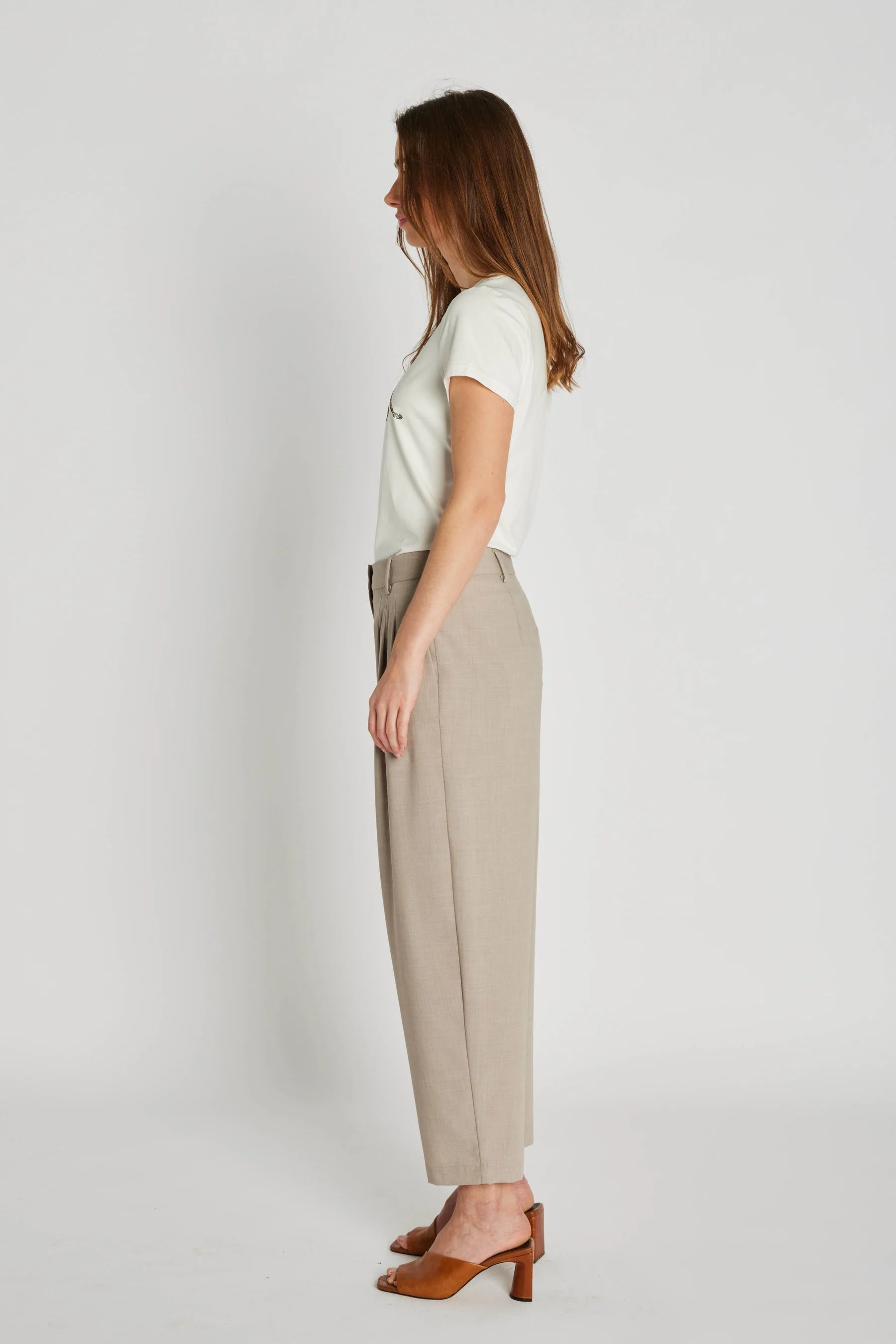 Ashke bukser - Beige melange