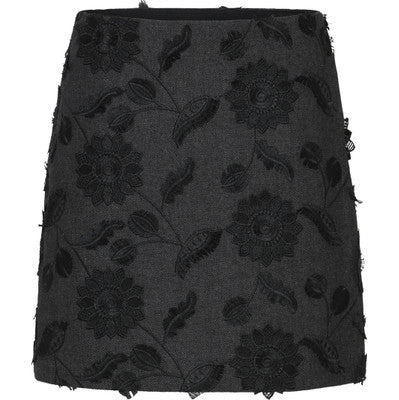 Bruuns Bazaar - AlmondBBJoannas skirt - Black