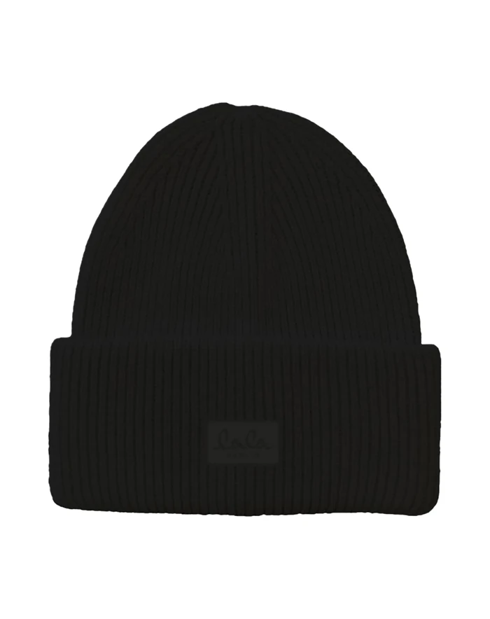 Lala Berlin - Birger beanie - cotton wool - sort
