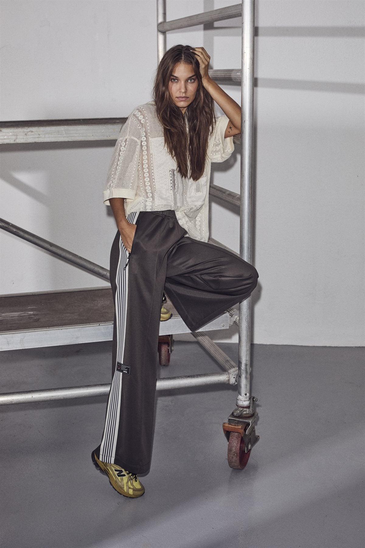 Rough Lace T-shirt - Off White