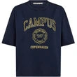 IVY - Campus Glitter Tee - Deep Navy Blue