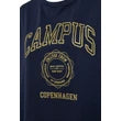 IVY - Campus Glitter Tee - Deep Navy Blue