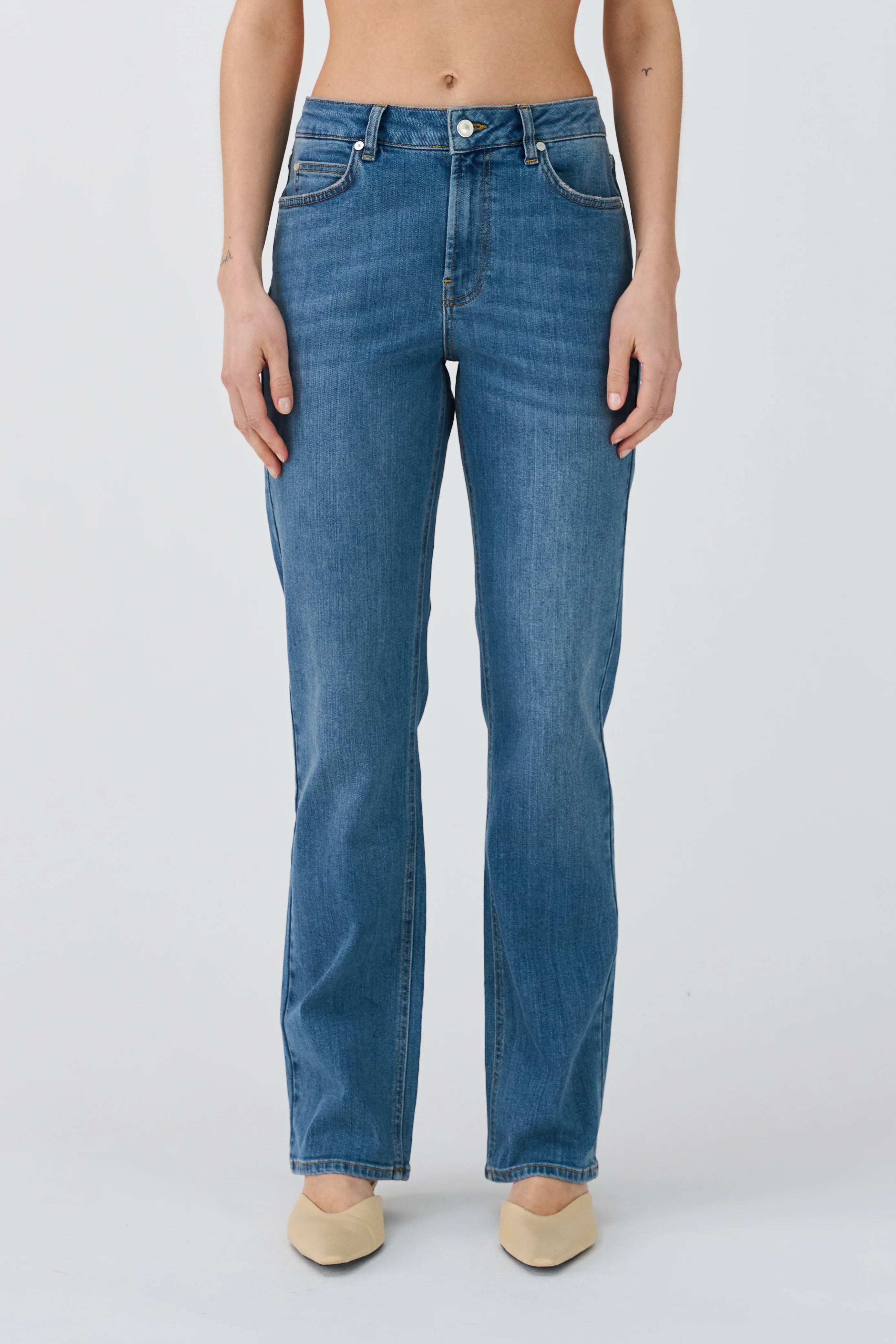 IVY-Lulu Jeans Vask Grenoble - Denim blue