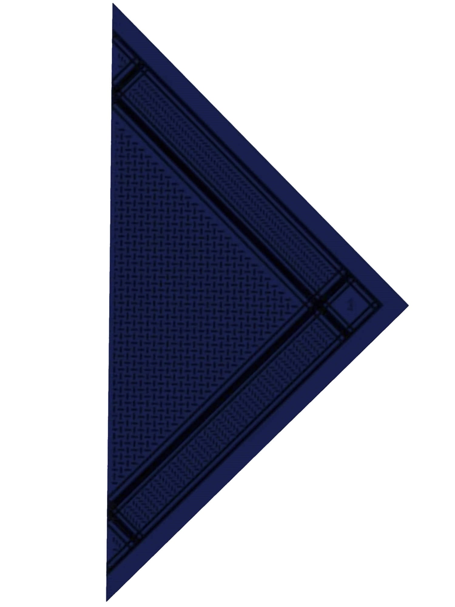 Lala Berlin tørklæder - Triangle Trinity M cashmere Inchiostro