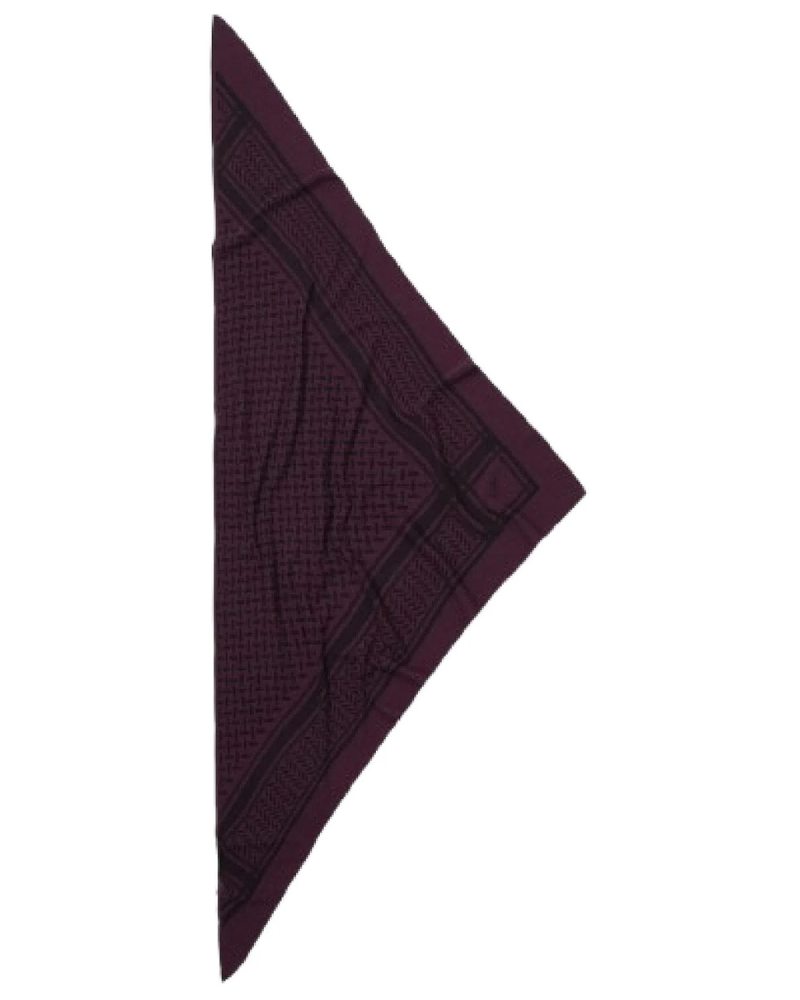 Lala Berlin tørklæde - Triangle Trinity M cashmere mosto