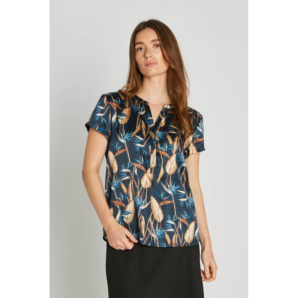 PBOBlaine top - Blue print