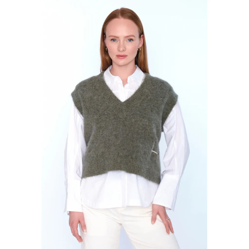 PERNILLE Vest - Winter Moss