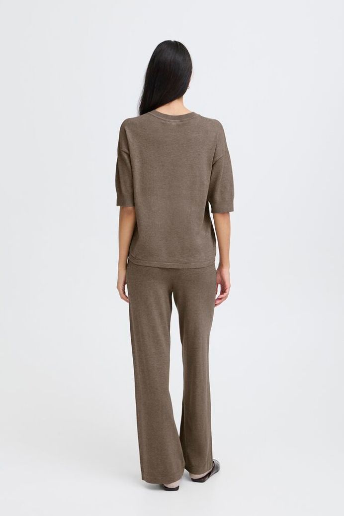 BYMMORLA TSHIRT - Walnut Melange