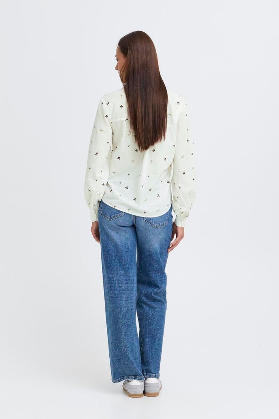 BYJADIS SHIRT - Multi Emb Flower