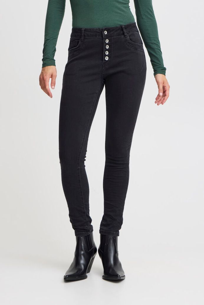 BXKAILY JEANS NO - Black Washed