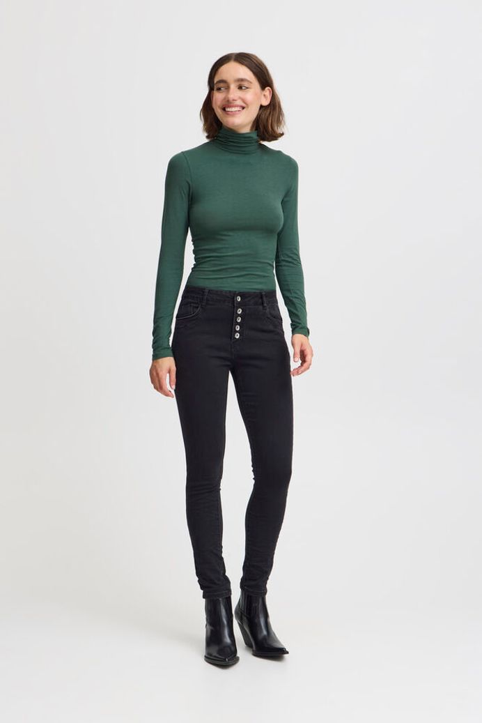 BXKAILY JEANS NO - Black Washed