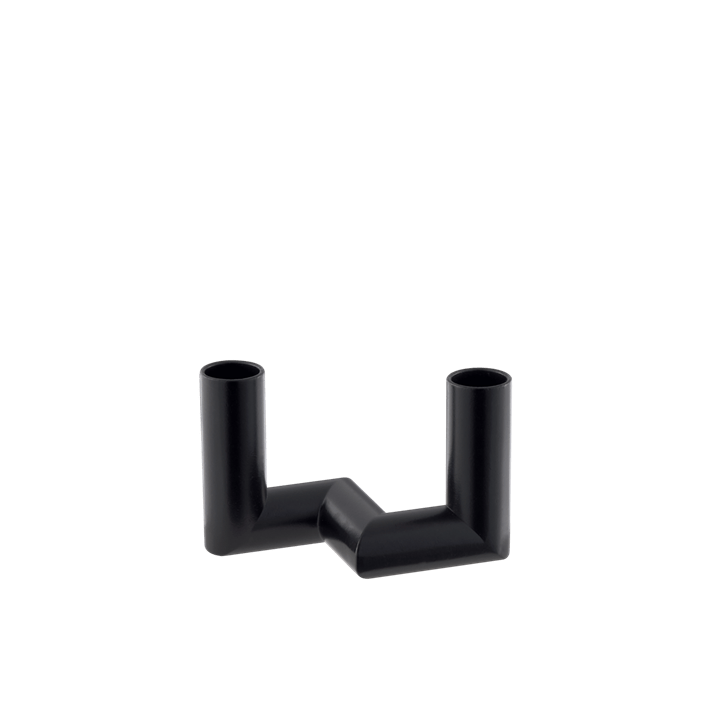 Matrix Candleholder Mini Taper, Matte black, 2'arm