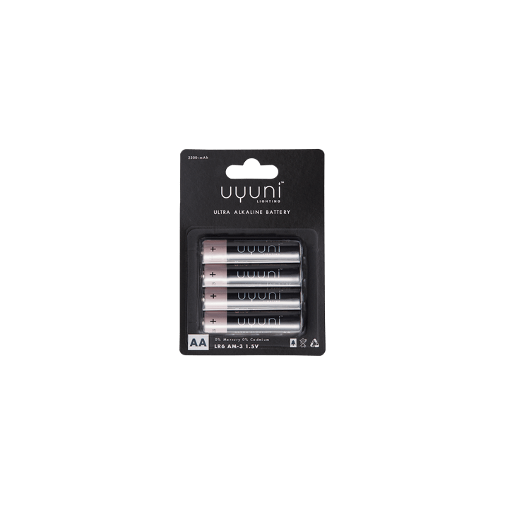 AA-batteri, 1,5V, 2300mAh, 4-pak