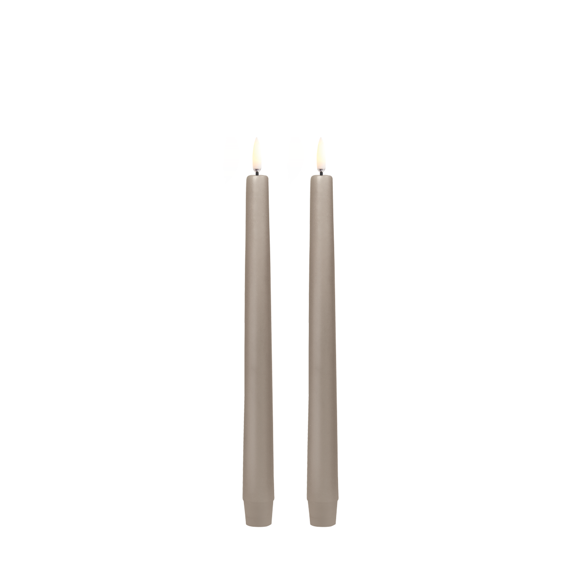 Classic Taper Candles W2,3 x H25 cm - Sandstone