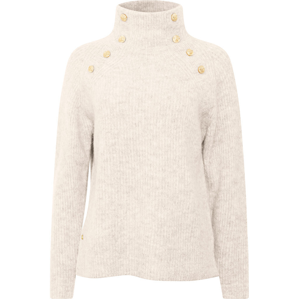 Graham knit sweater - Beige Melange