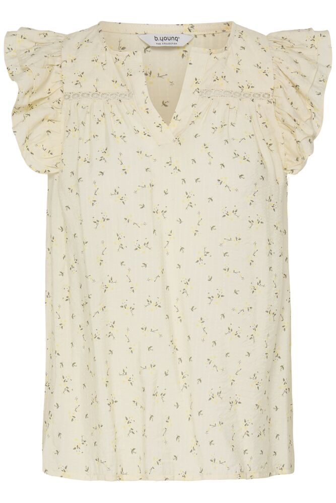 B.Young - BYHELOISE Blouse - Yellow Florals/Yellow