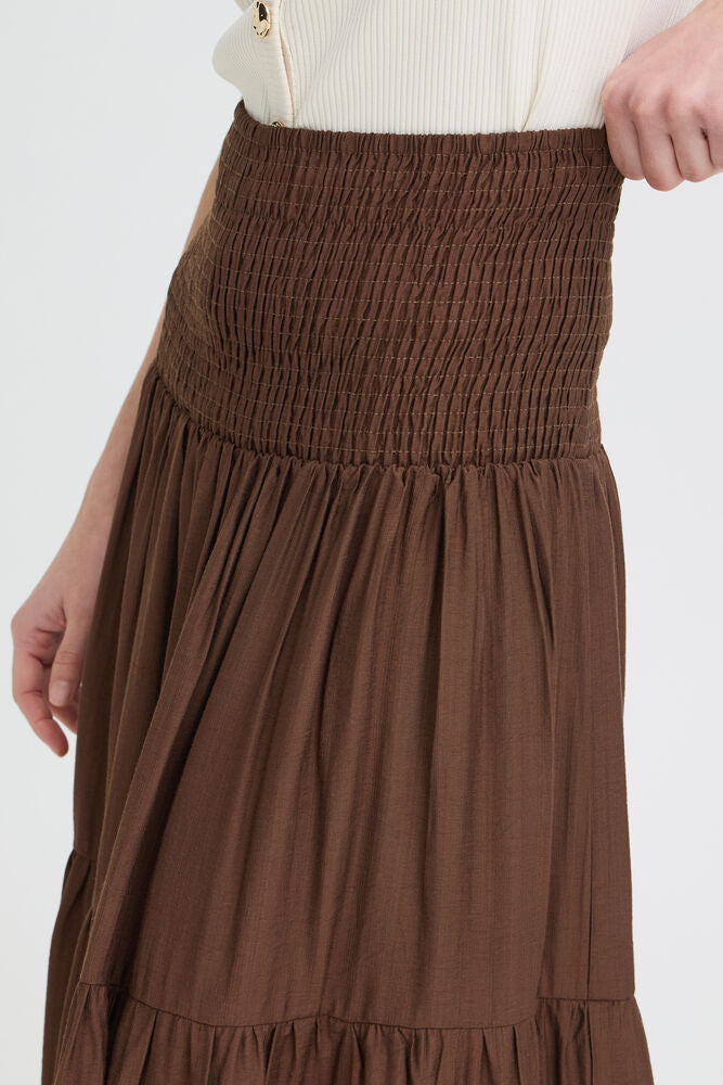 B. Young - BYJOANNIE Smock Skirt - French Roast