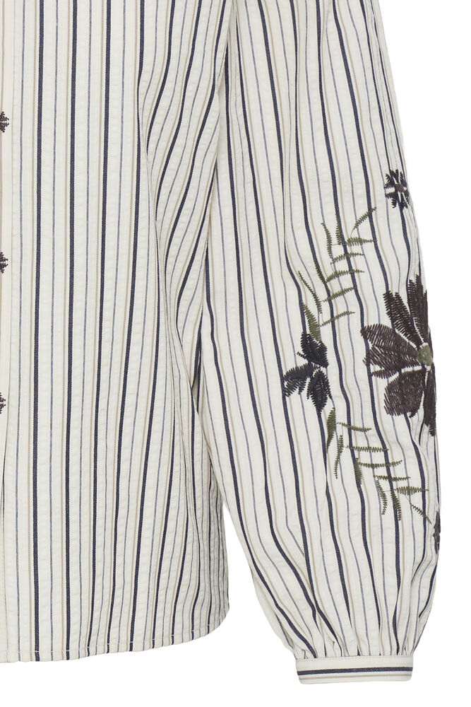B. Young - BYHIPPI Shirt - Birch Stripes