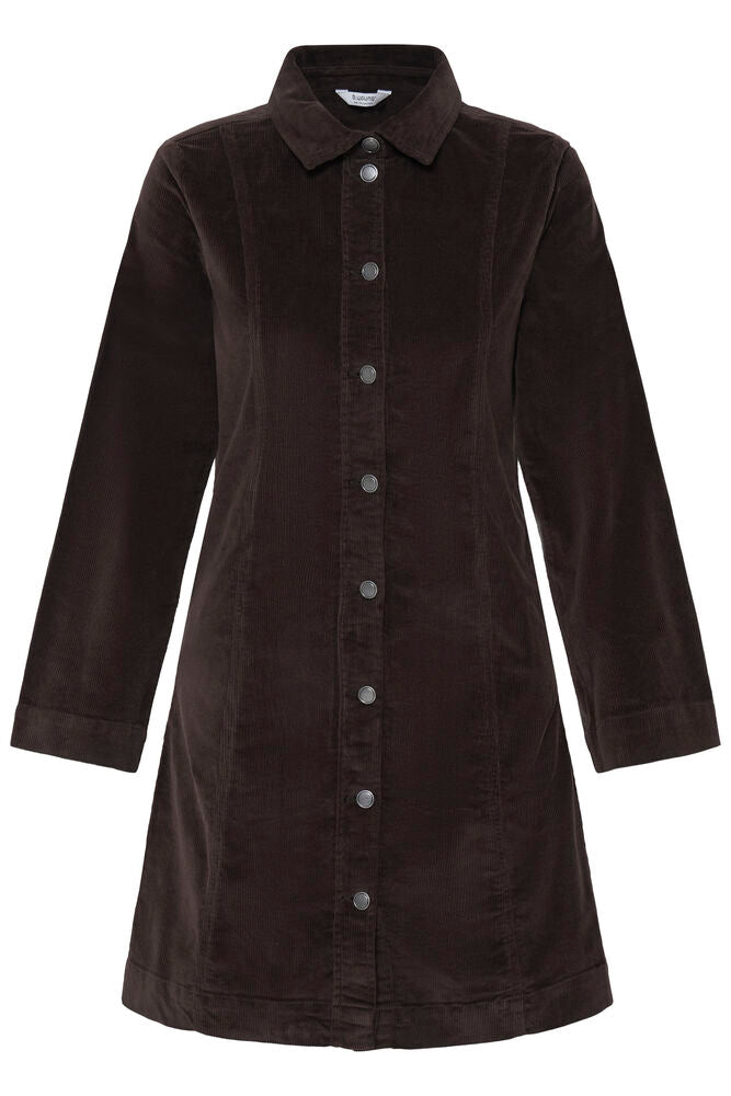 B. Young - BYDASIK Button Dress - Brown