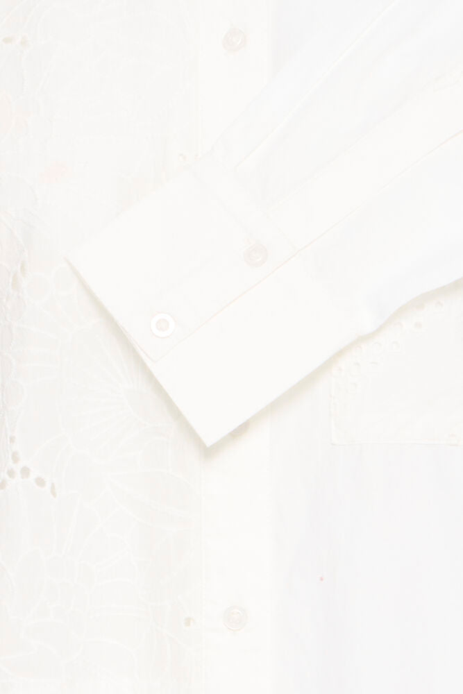 B.Young - BYJESSEL Long Shirt - White