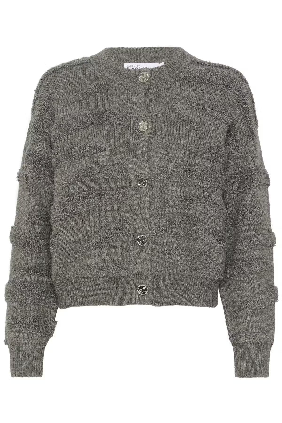 KBRosanne Cardigan - Dark Gray Melange