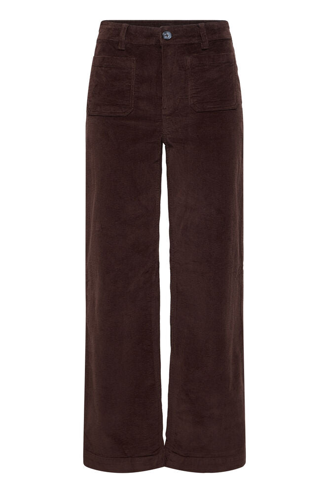 B. Young - BYDASIK Pocket Pants - Dark Brown