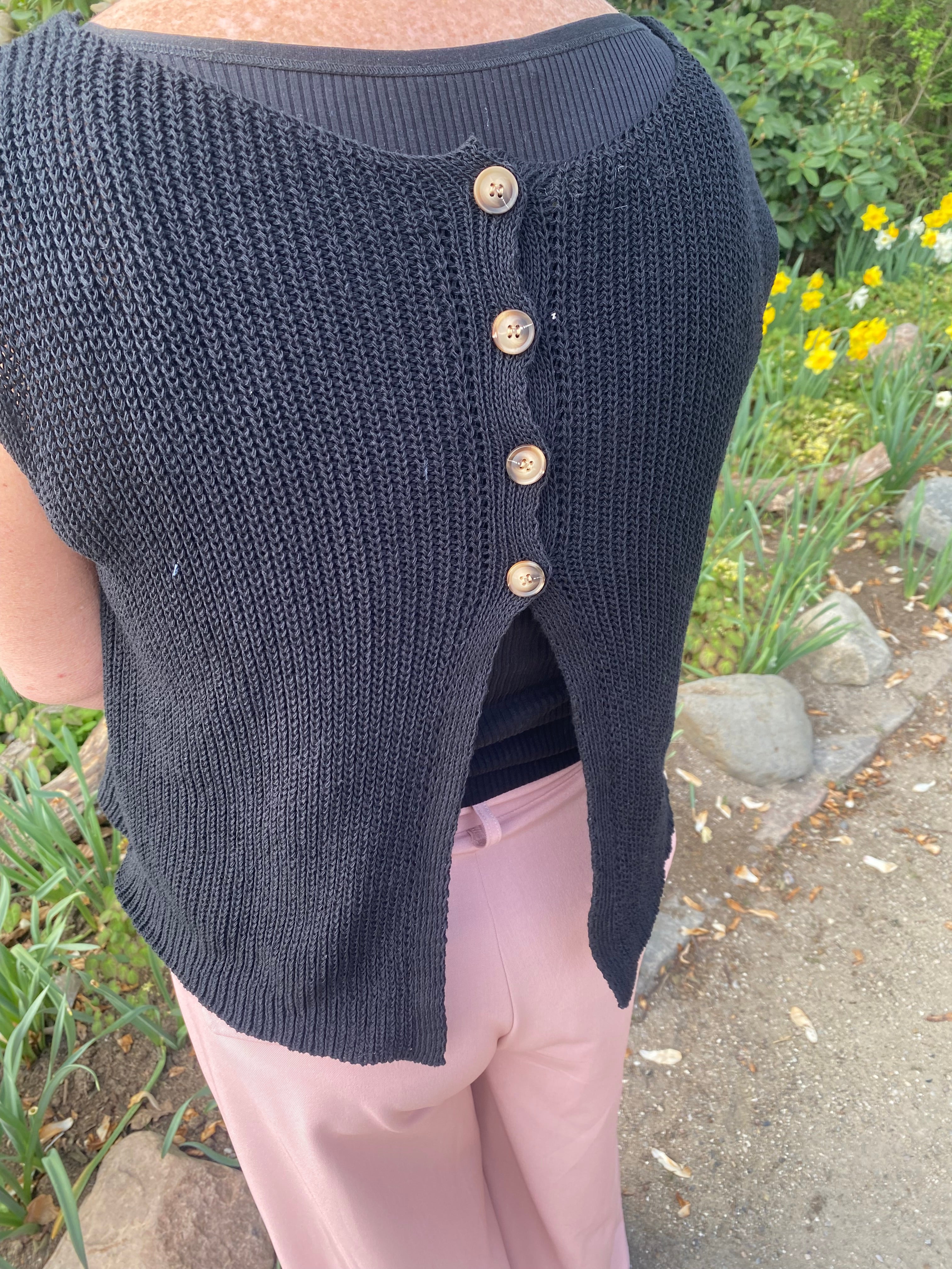 Ella Knit Top - Sort