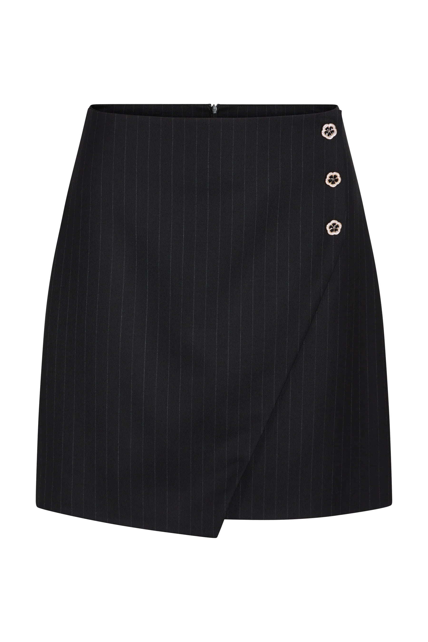 BillBBMadina skirt - Black pinstripe