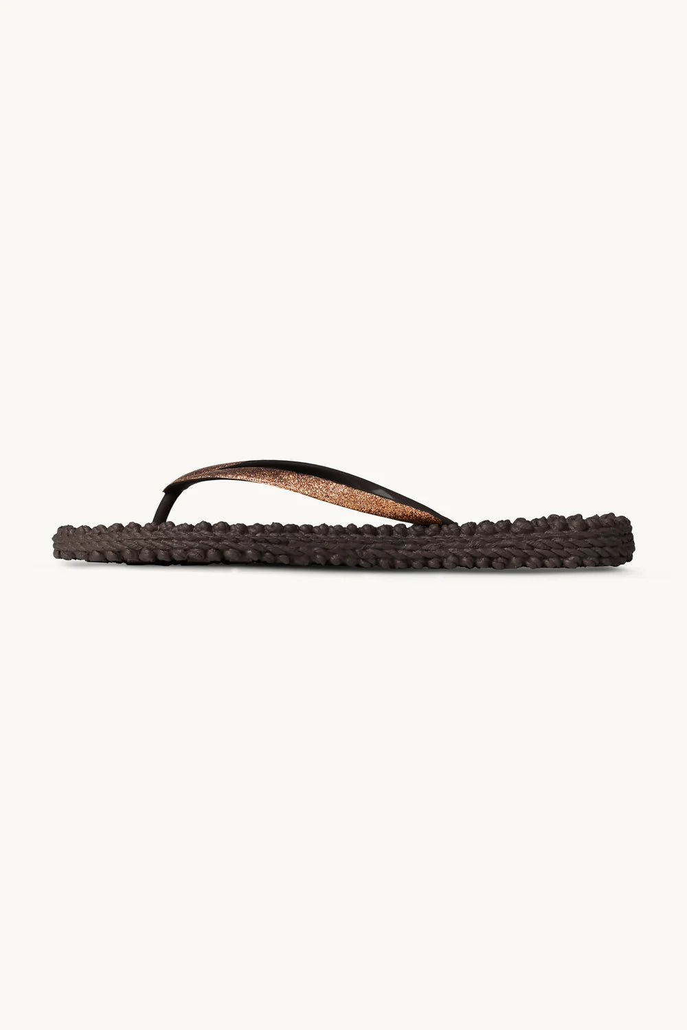 Ilse Jacobsen - Flip Flops with glitter - Prune