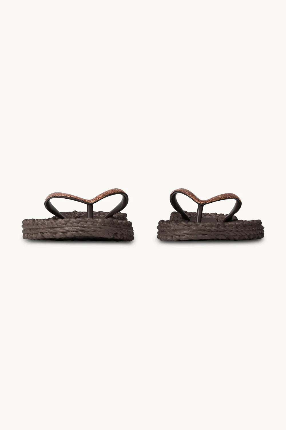 Ilse Jacobsen - Flip Flops with glitter - Prune