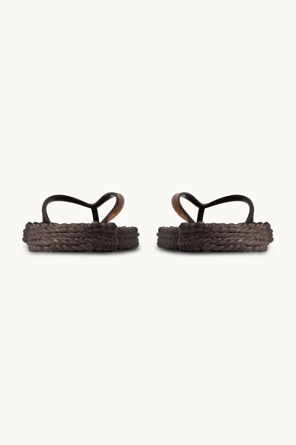 Ilse Jacobsen - Flip Flops with glitter - Prune