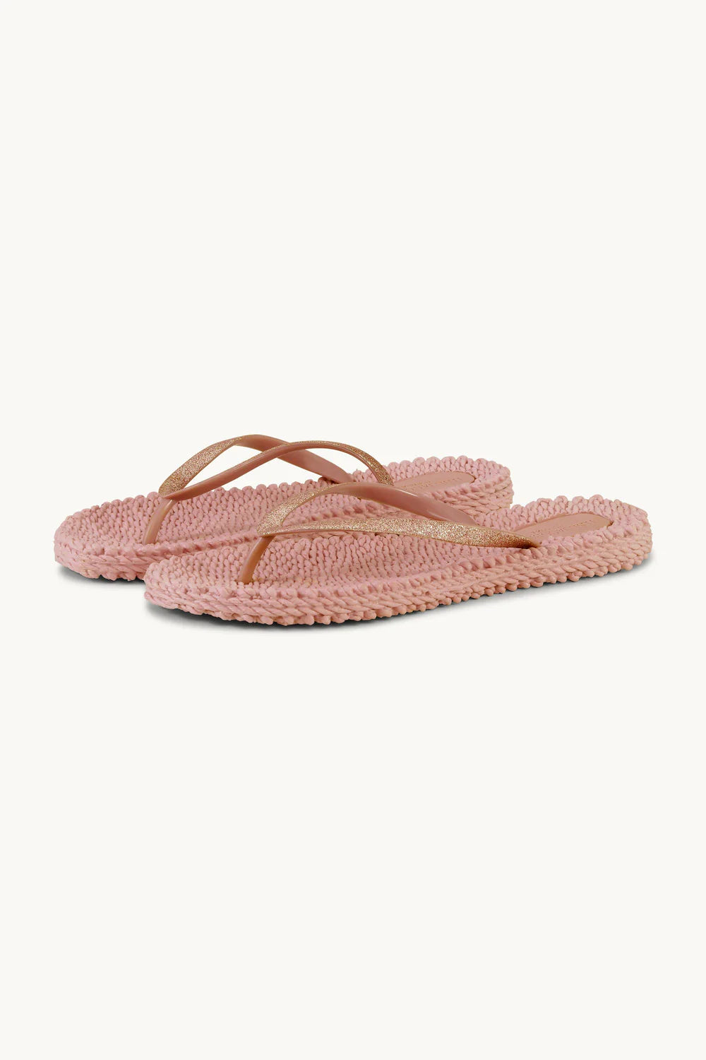 Ilse Jacobsen - Flip Flops with glitter - Misty Rose