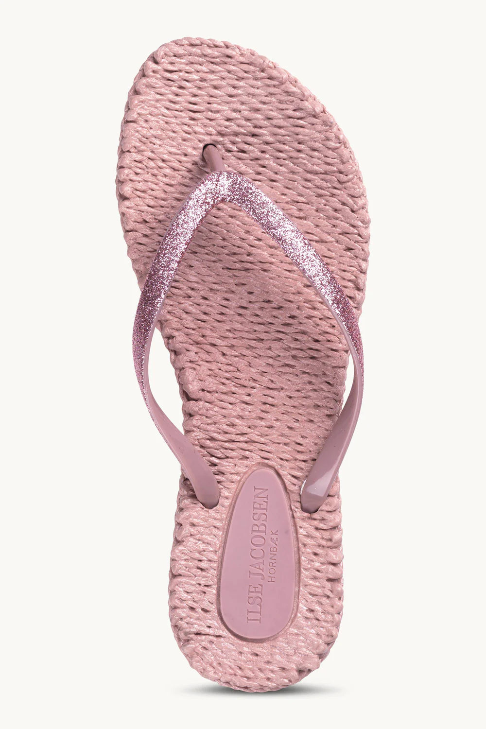 Ilse Jacobsen - Flip Flops with glitter - Misty Rose