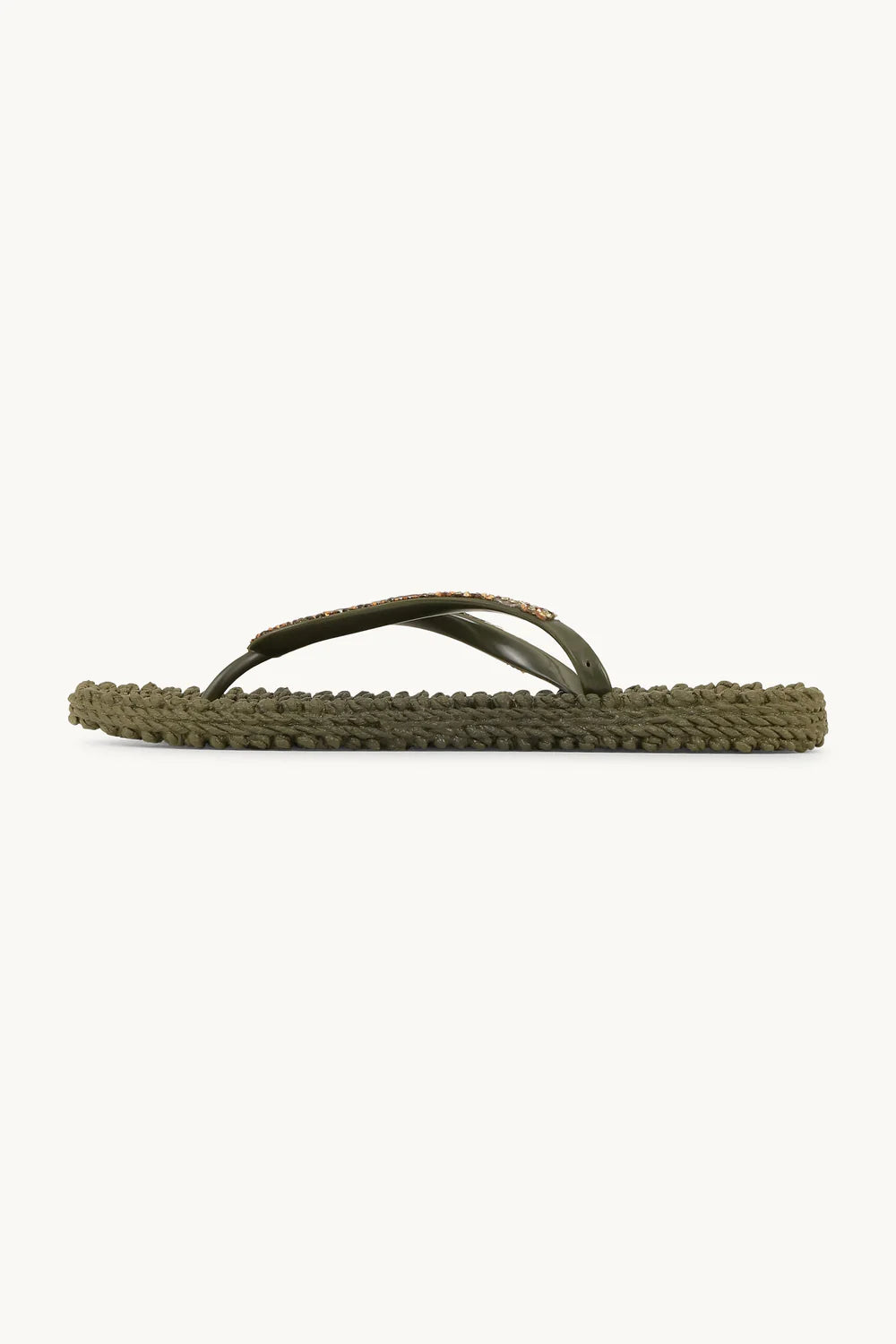 Ilse Jacobsen - Flip Flops with Rhinestones - Army