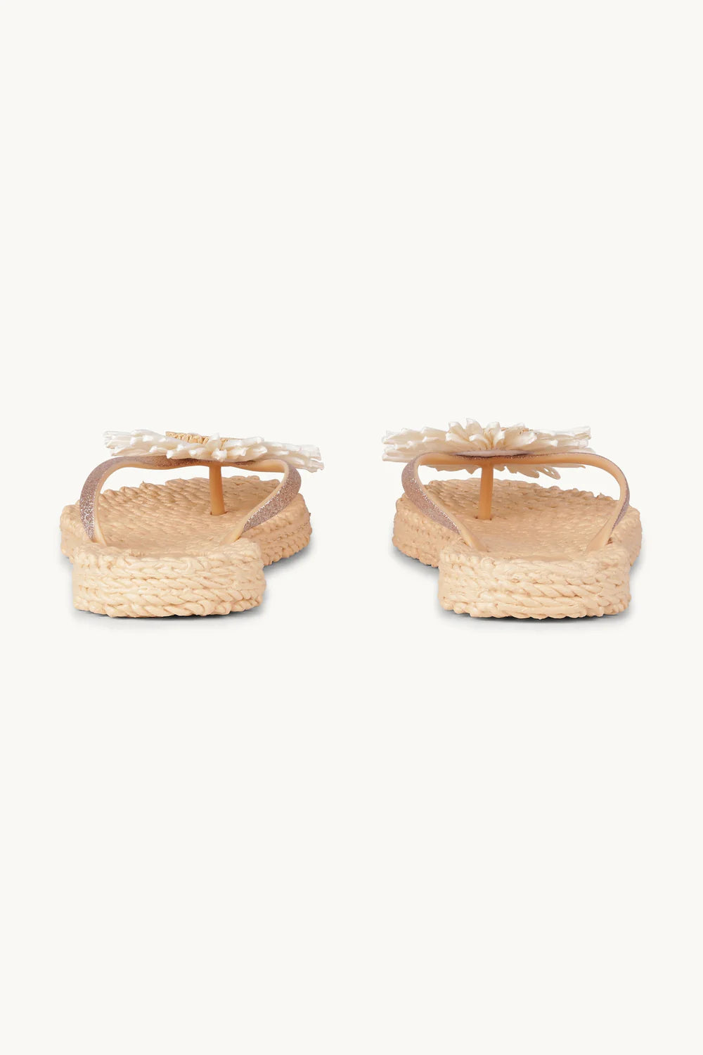 Ilse Jacobsen - Flip Flops with Flower - Beige