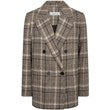 Haute L'amitié - Blanket Check Blazer - Mocca