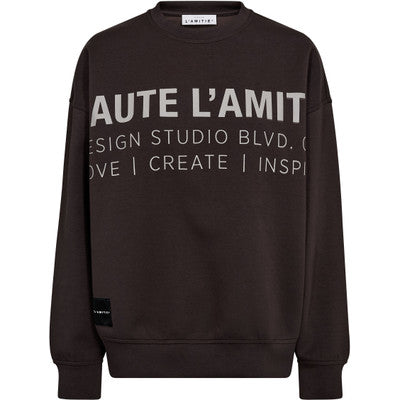 Haute L'amitié -  Studio Logo Sweat - Antracit