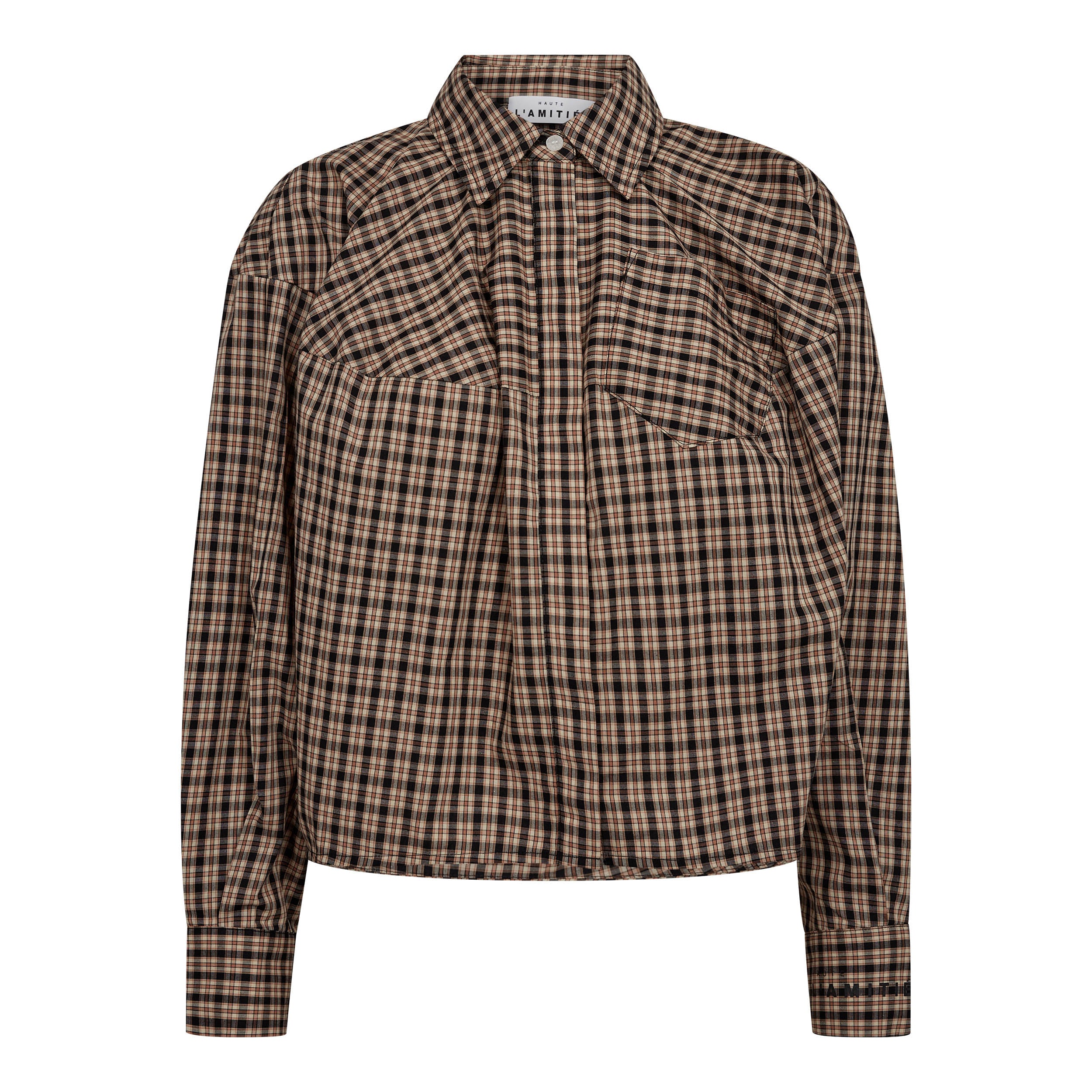 Haute L'amitié - Sophie Dessert Check Shirt - Dessert