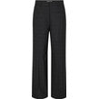 Haute L'amitié - Smokey Check Plain Pant - Antracit