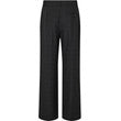 Haute L'amitié - Smokey Check Plain Pant - Antracit