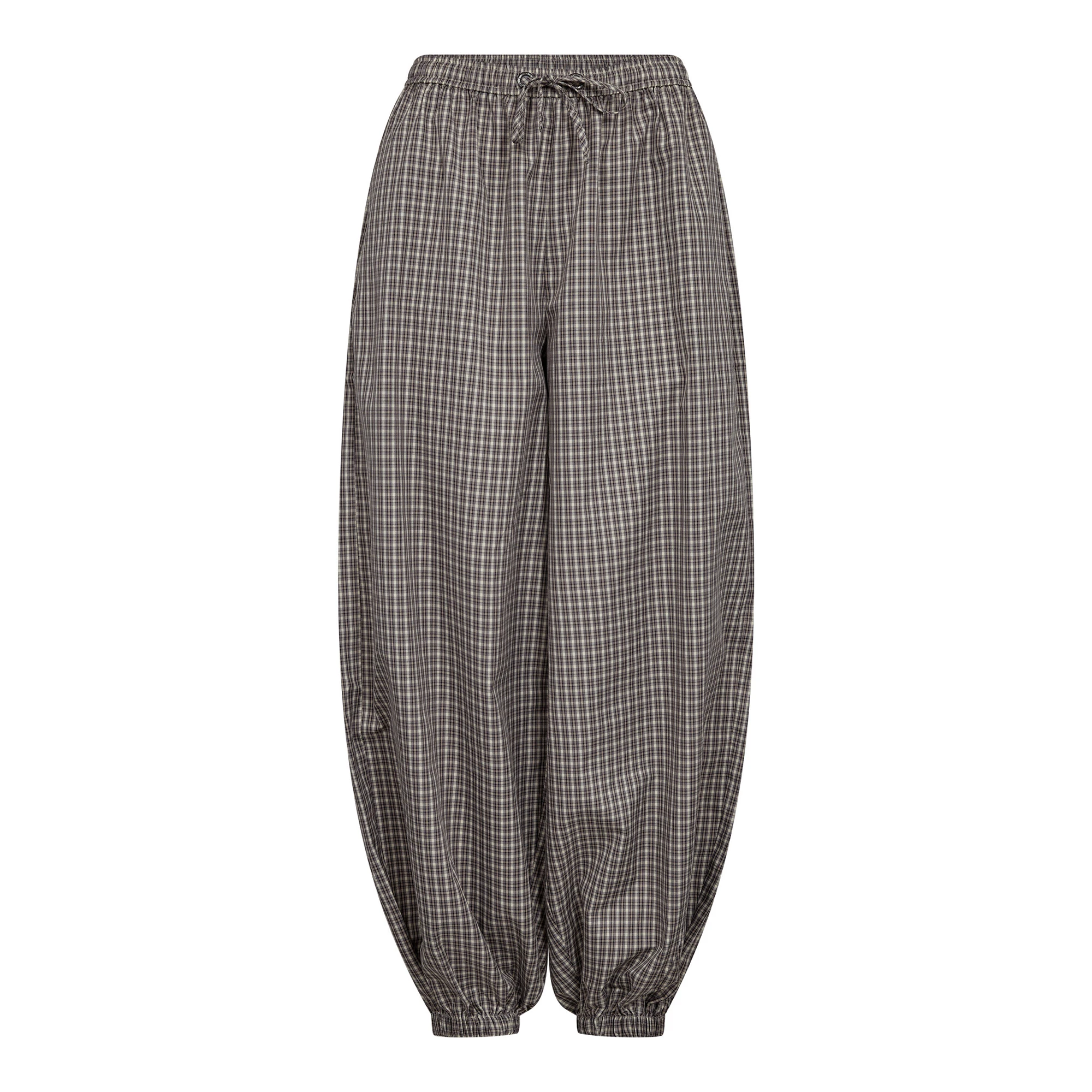 Haute L'amitié - Chess Check Harem Pant - Beige
