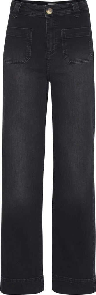 IRELOI PANTS - BLACK WASHED