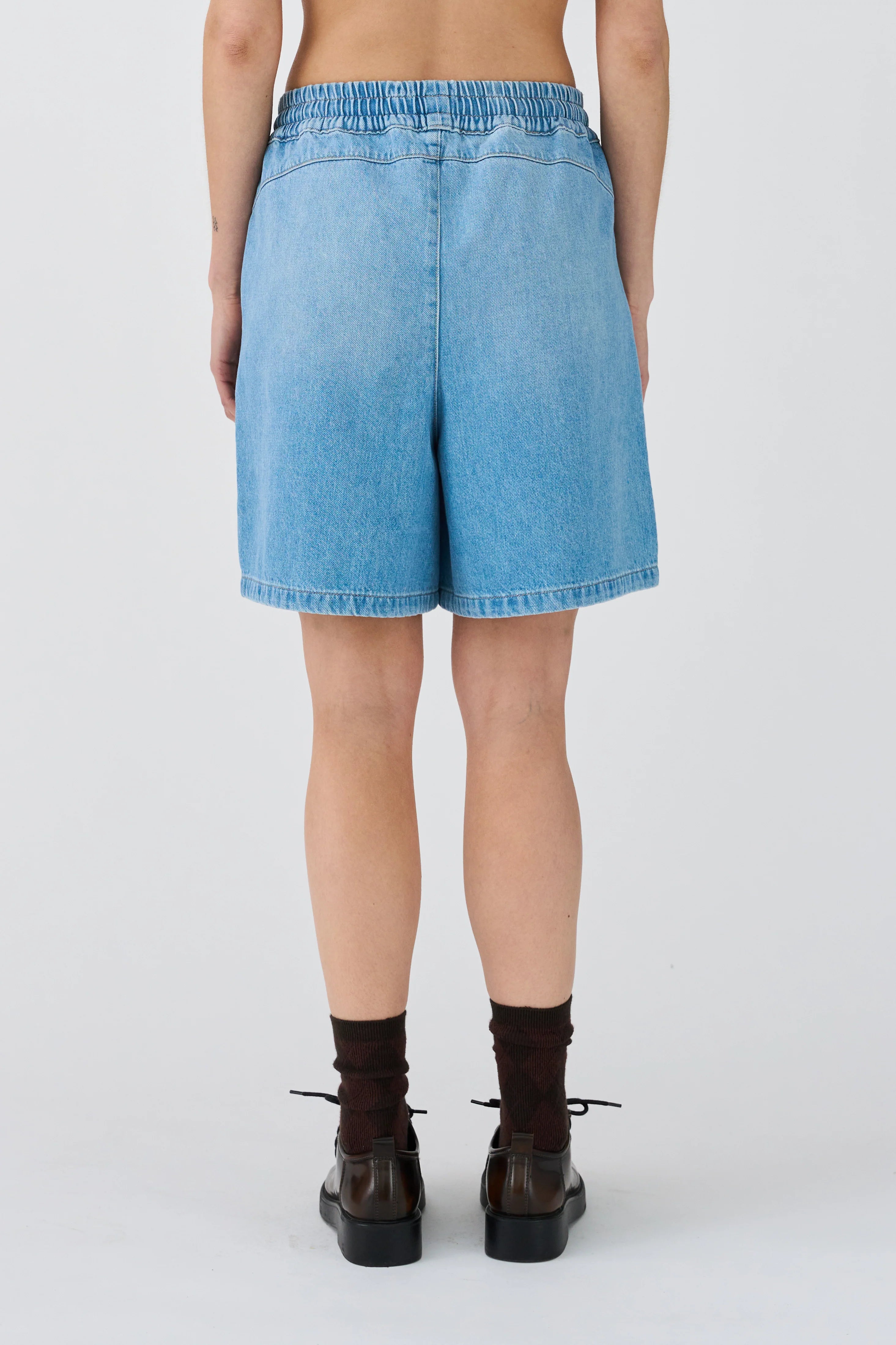 IVY-Opera Tie Shorts Vask Lille - Denimblå
