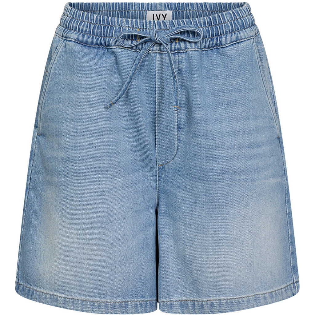 IVY-Opera Tie Shorts Vask Lille - Denimblå