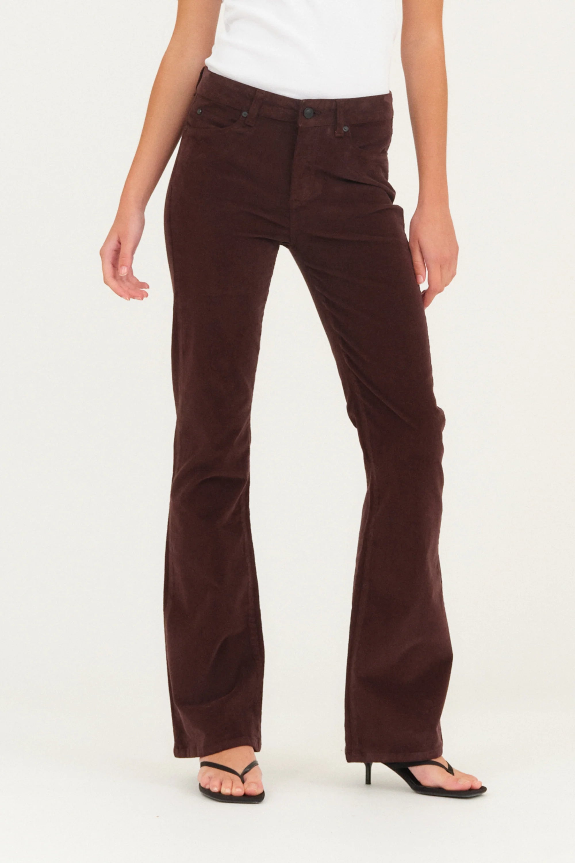 IVY-Tara Jeans Baby Cord - Expresso Brown