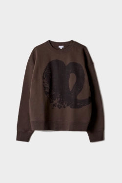 Lala Berlin - Lala Sweatshirt 3 - Brown Black Heart